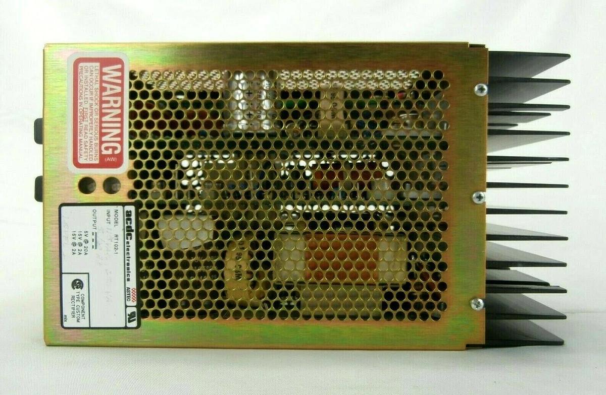 Used ACDC Electronics RT102-1 Power Supply Astec KLA Instruments 2132 Working Spare