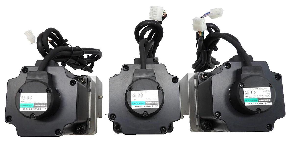 Used Oriental Motor BXM6400-GFS-K6 DC Motor W/Gear Head D3874-162 Lot of 3 Working