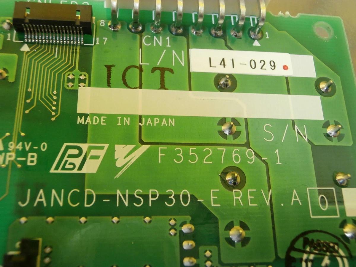 Used Yaskawa Electric JANCD-NSP30-E Battery Backup PCB Board F352769-1 NXC100