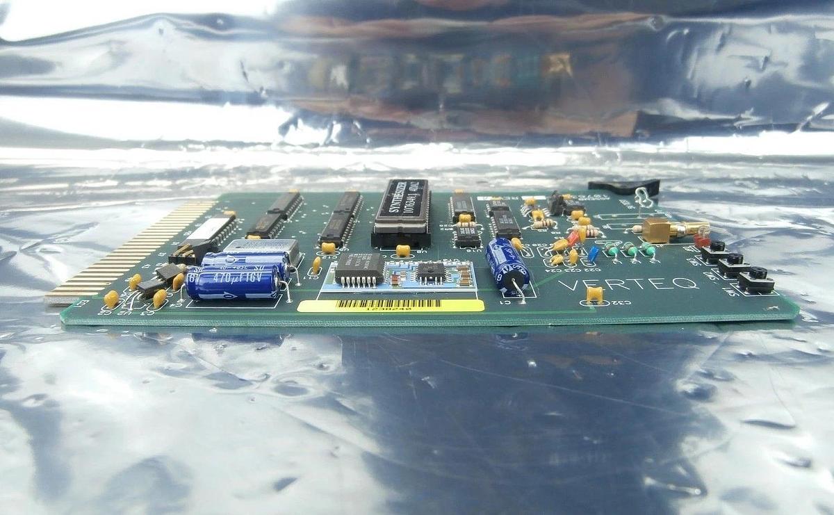 Used Verteq Process Systems 1076349-1 Frequency Synthesizer PCB Card Working Surplus