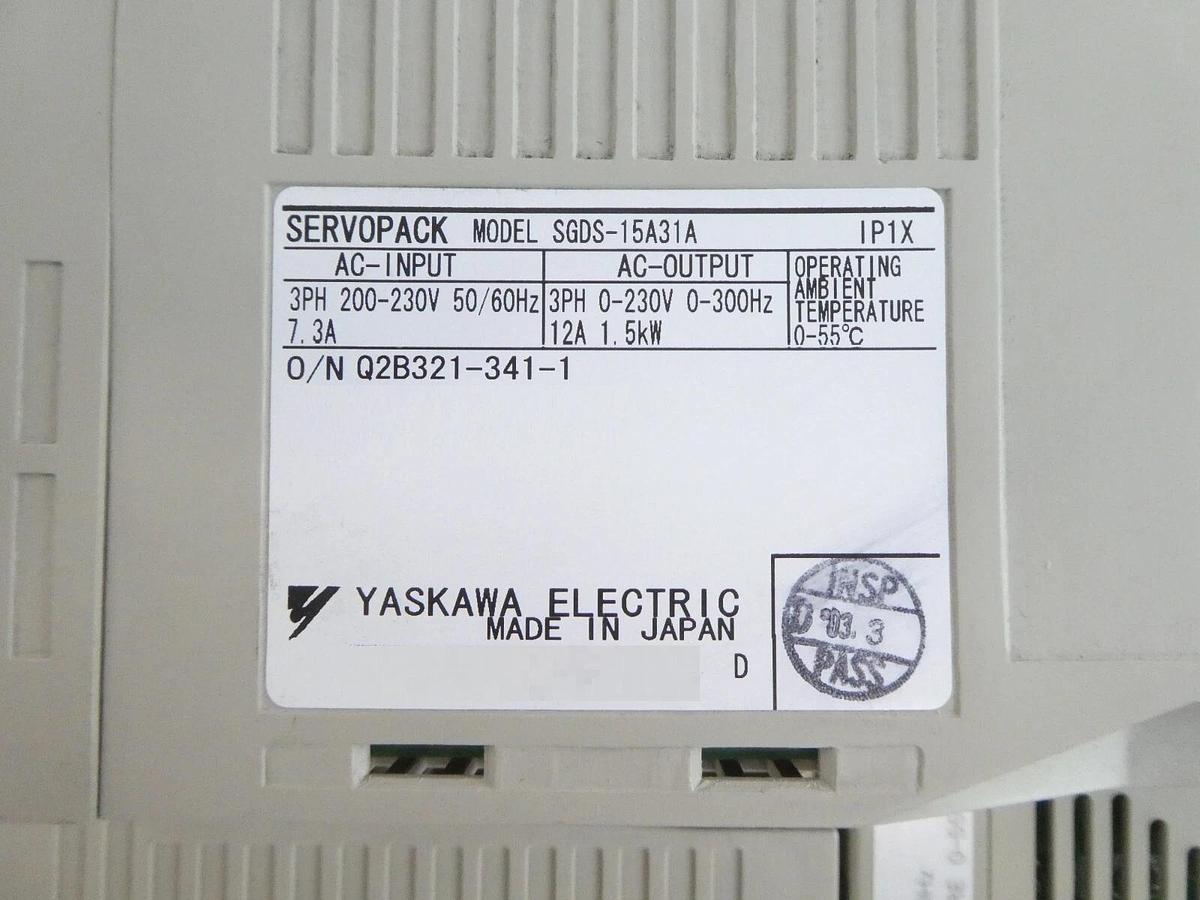 Used Yaskawa Electric SERVOPACK Servo Driver Assembly Reseller Lot of 8 Working