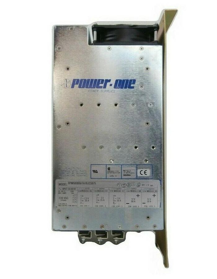 Used Power-One RPM5B8B8A1A1BJCS675 Power Supply Schlumberger 97171047 Rev. -01 Spare
