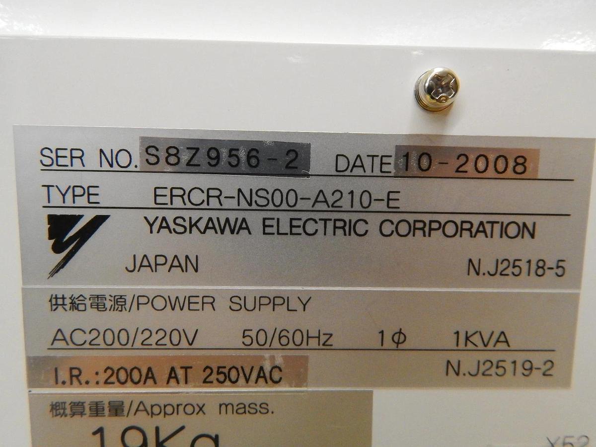 Used Yaskawa Electric ERCR-NS00-A210-E Robot Controller NXC100 Working Surplus