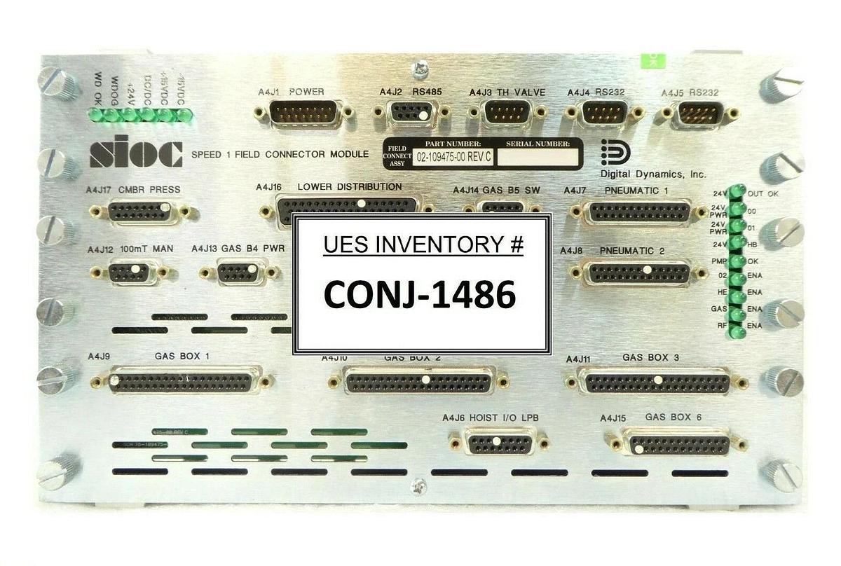 Used Digital Dynamics 02-109475-00 sioc SPEED 1 Control Novellus 02-109471-00 Working