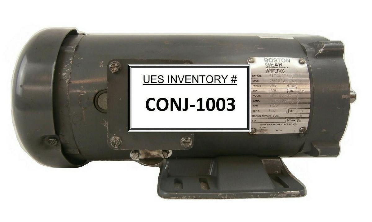 Used Boston Gear V97500TF-B Direct Current Motor 34-1913-1483 Working Surplus