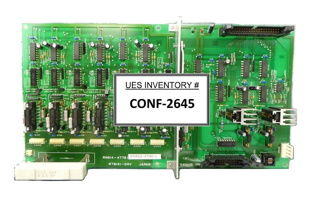 Used Nikon RN852-4700-1 Driver PCB RTB161-DRV RN814-4778 NWL860 TNB-SP Working Spare