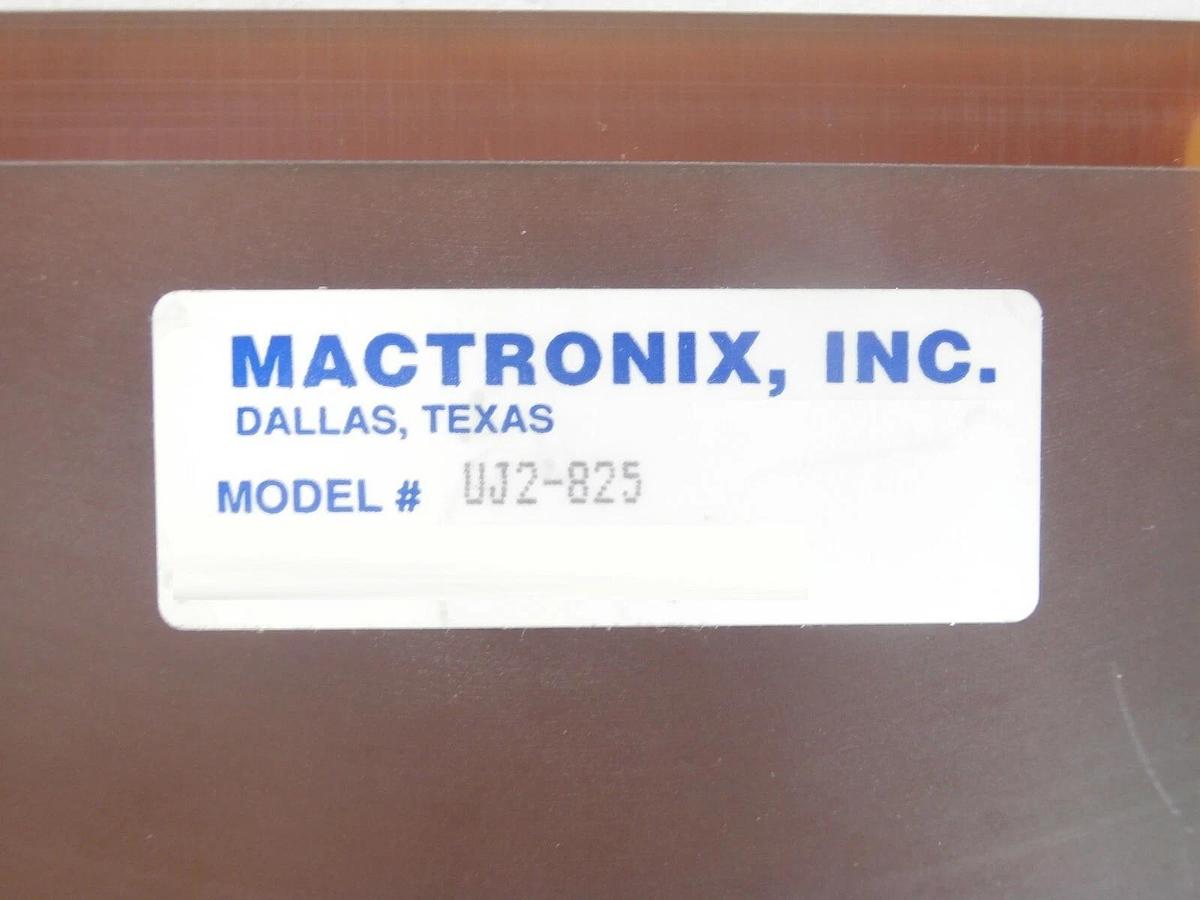 Mactronix UJ2-825 Wafer Backgrind Platform Cassette EU-PLT-910405U94 New Surplus