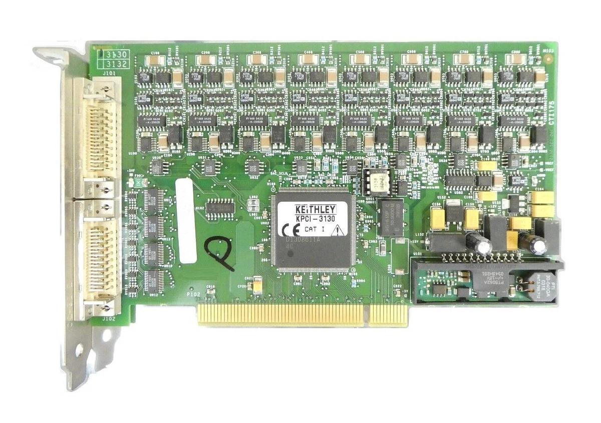 Used Keithley Instruments KPCI-3130 8-Channel Analog Output PCB Card Working Surplus