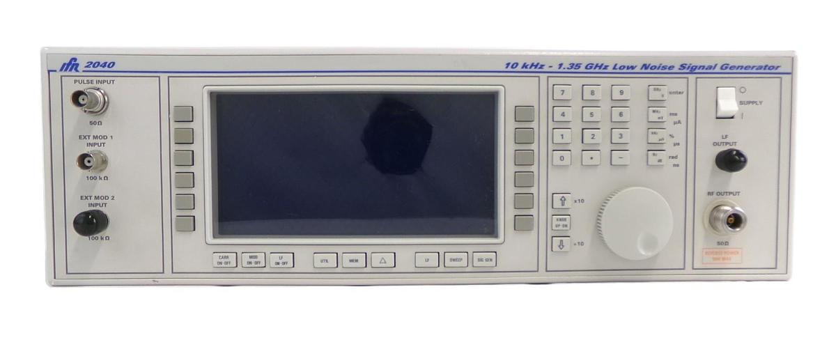 Used IFR 2040 10khz-1.35Ghz Low Noise Signal Generator Opt. 2 9.15 Error 27 As-Is