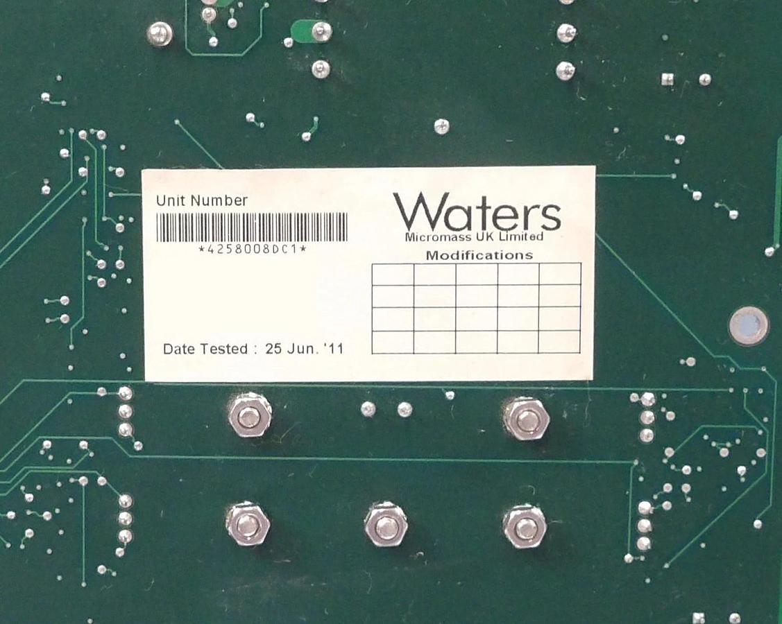Used Waters Micromass 4258008DC1 Storage Scan Wave Board PCB Card MA4258-202P1D