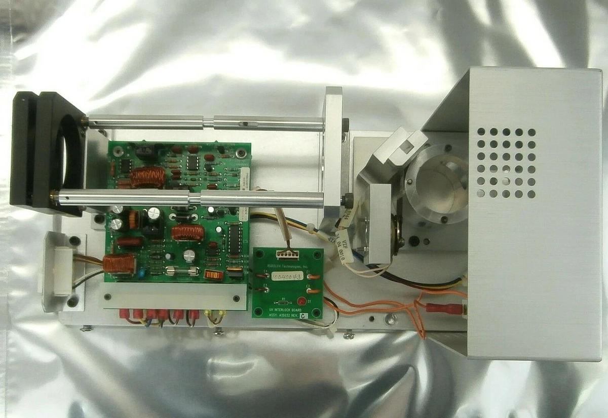 Used Rudolph Technologies A19796-001 UV Optics Assembly HC302-2510 A15032 Working