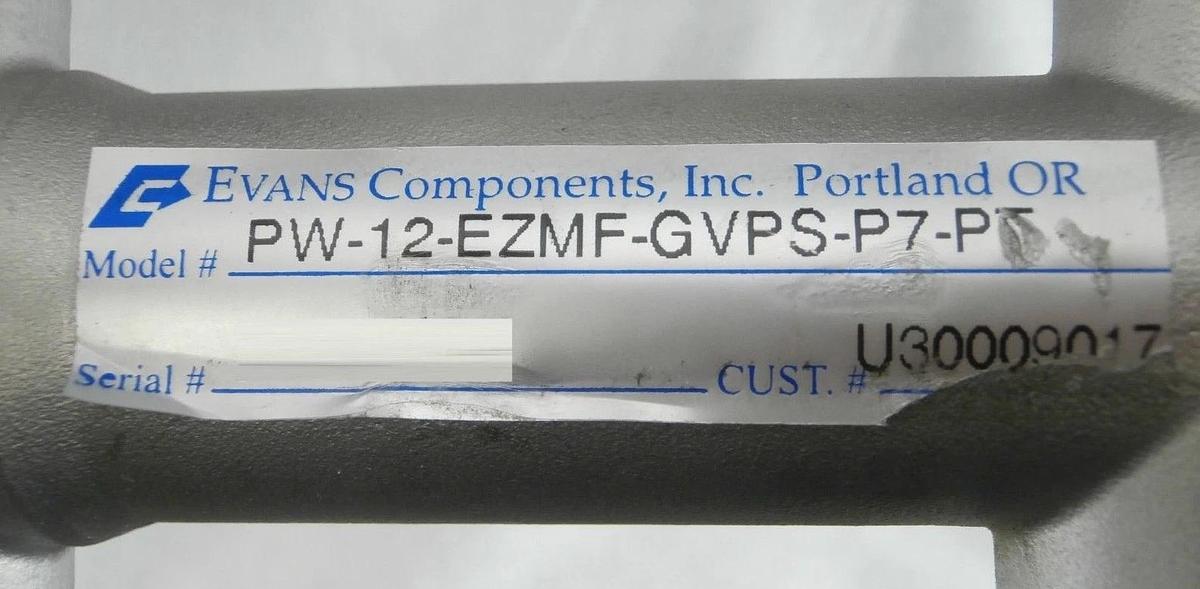 Used Evans PWR-24PS-16UW-12UW Manifold with Gauges Edwards NRYOWP543 TPU Used Working