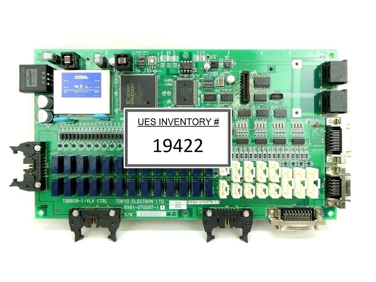 Used TEL Tokyo Electron BX81-070098-13 PCB TGB808-1/VLV CTRL Trias Working Spare