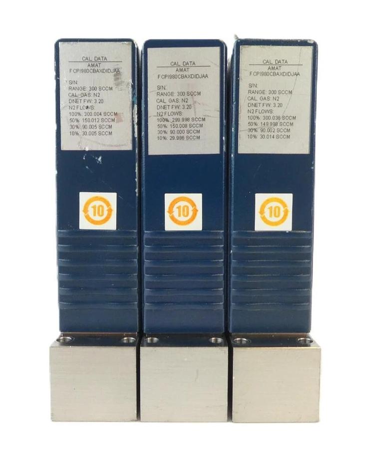 Used Aera PI-98 Mass Flow Controller MFC Reseller Lot of 9 Working Surplus