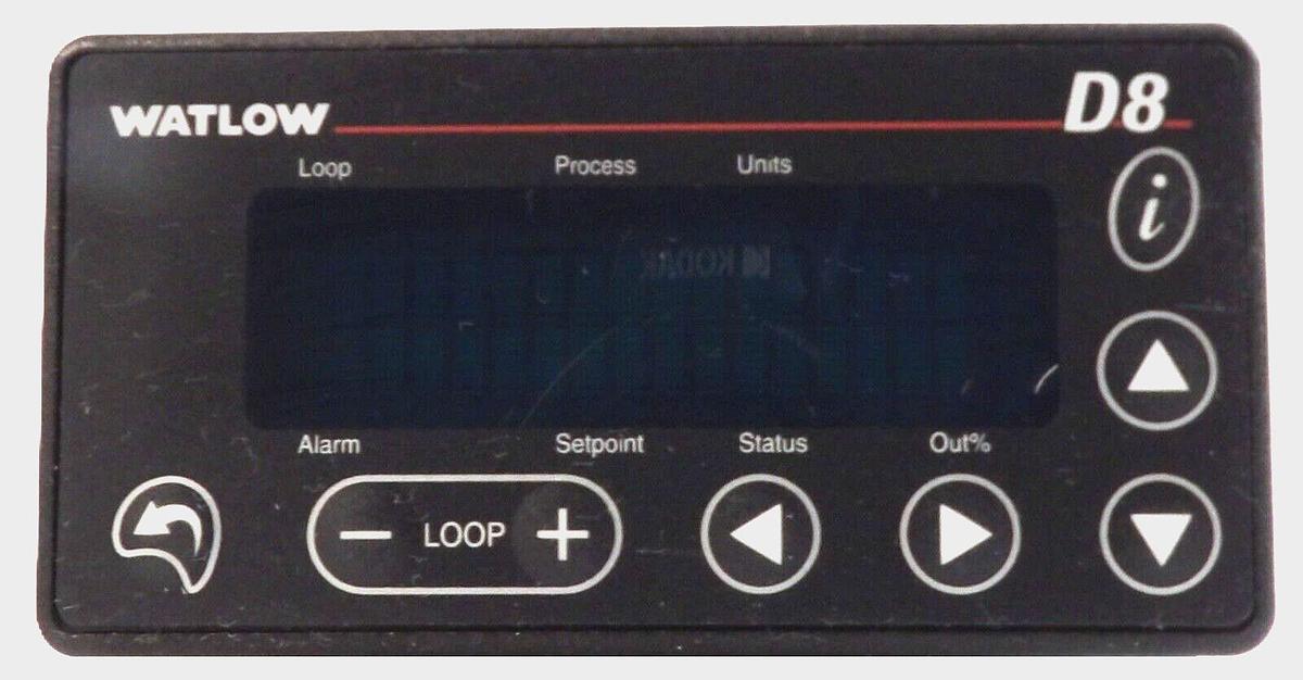 Used Watlow D881-0000-1000 Temperature Controller TB50 D8 AMAT 0190-29681 Working