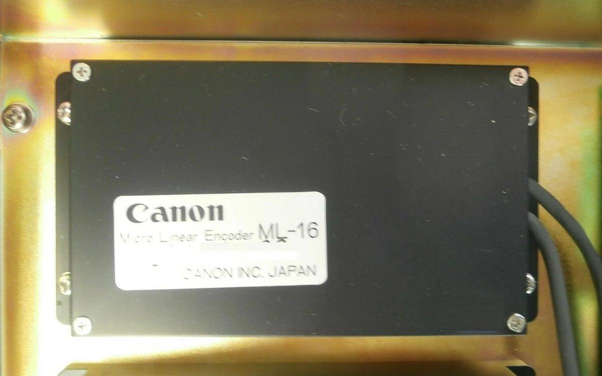 Used JEOL AMP BOX X and Y Micro Linear Encoder Assembly Canon ML-16 JWS-7555S Working