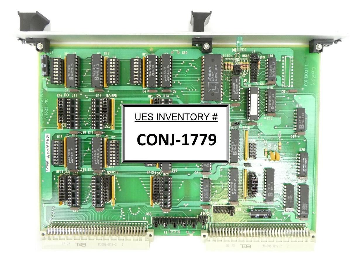 Used Ironics IV-1623 Parallel I/O VMEBus PCB Card Varian 109001004 Working