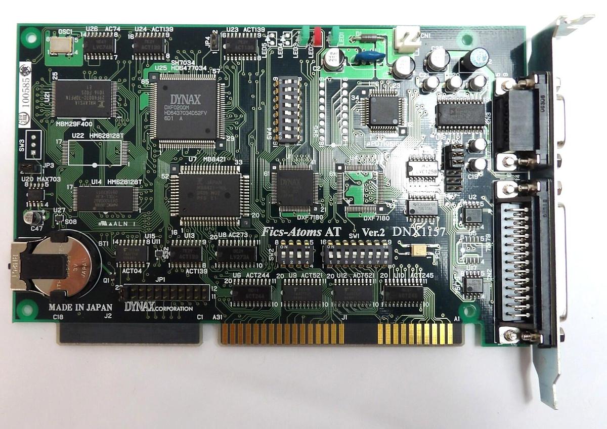 Used Dynax DNX1157 PCB Card Fics-Atoms AT TEL Tokyo Electron Telius Working Spare