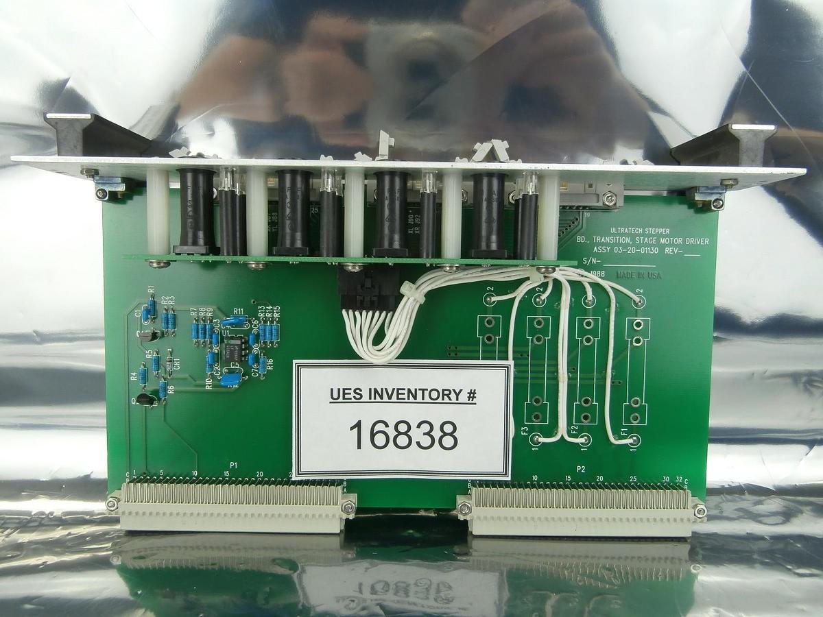 Used Ultratech Stepper 03-20-01130 Transition Stage Motor Driver PCB Card Left Y