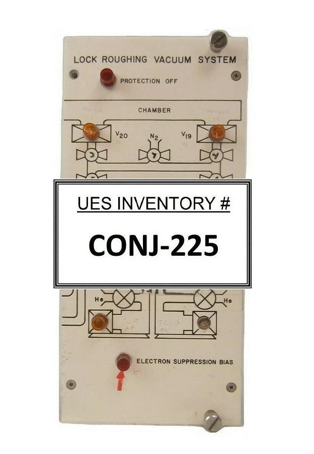 Used Varian Semiconductor H0409-1 Lock Roughing Vacuum System H0409001 Panel Working