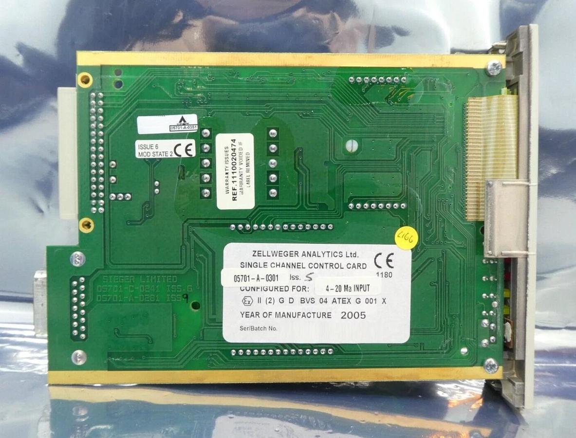 Used Sieger Limited 05701-A-0301 Single Channel Control PCB Card Lot of 5 Working