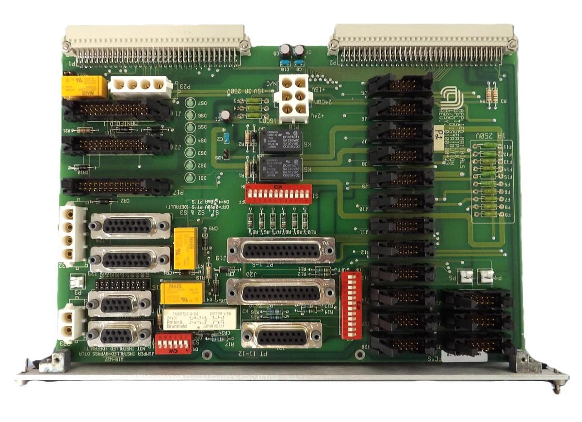 Used AMAT Applied Materials 0100-00423 GPLIS Seriplex I/O Distribution PCB Working