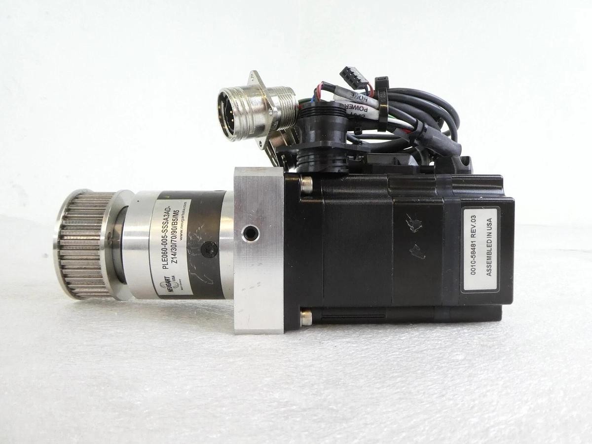 Used Sanyo Denki P50B07040HXS00M AC Servo Motor PLE060-005-SSSA3AD AMAT Lot of 2