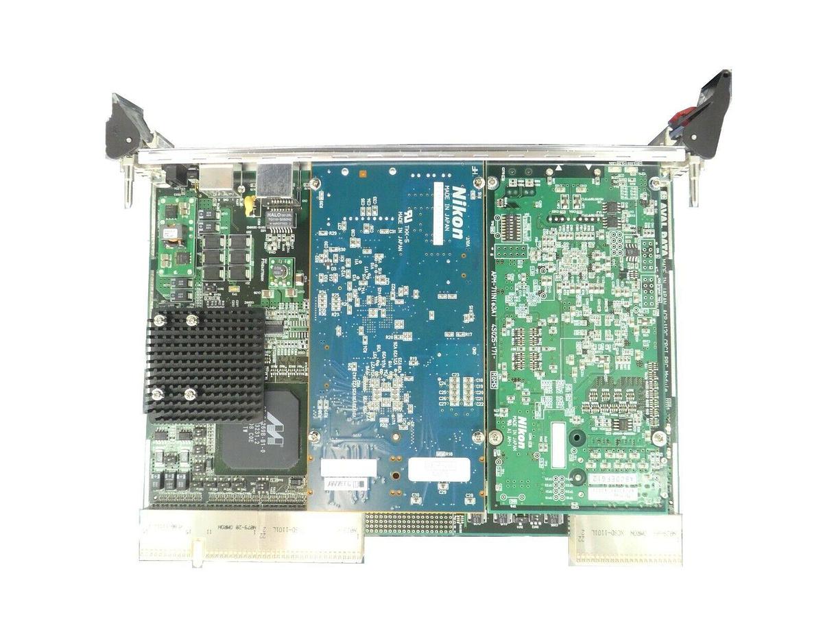 Used Nikon Precision 4S015-446 Processor VME PCB Card ALGFP NSR FX-601F Working