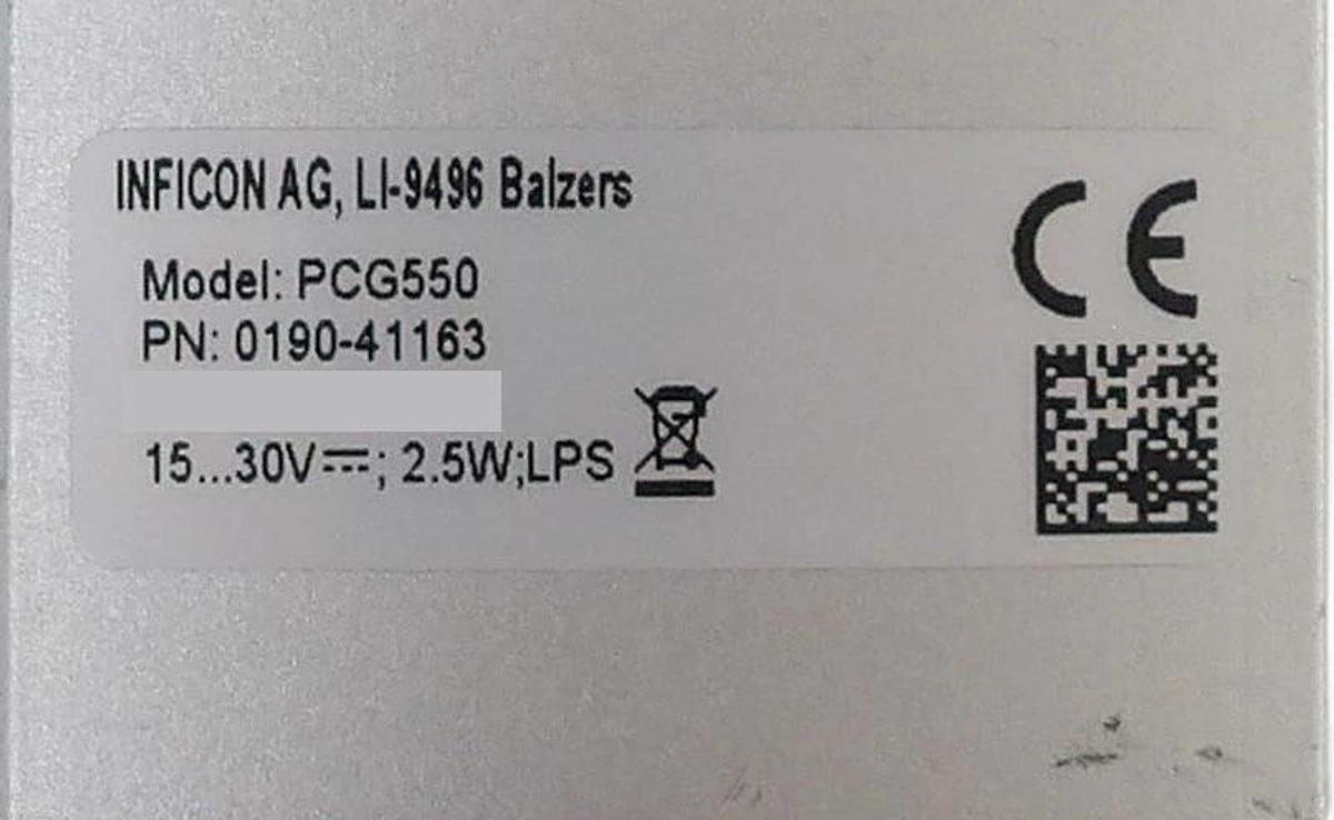 Used Inficon 0190-41163 Pirani Capacitance Gauge PCG550 Reseller Lot of 3 Working