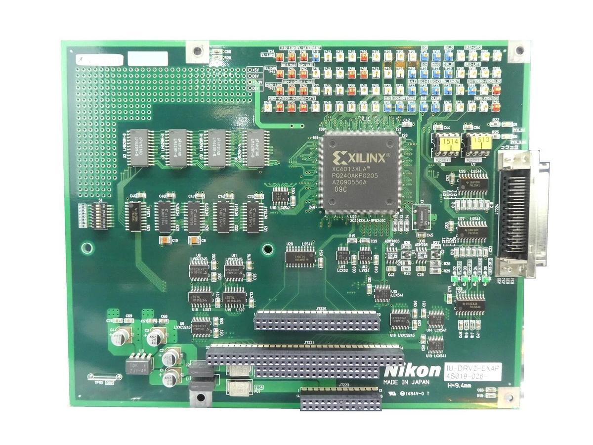 Used Nikon 4S019-026 Driver PCB IU-DRV2-EX4P Copper Exposed NSR Series Working Spare
