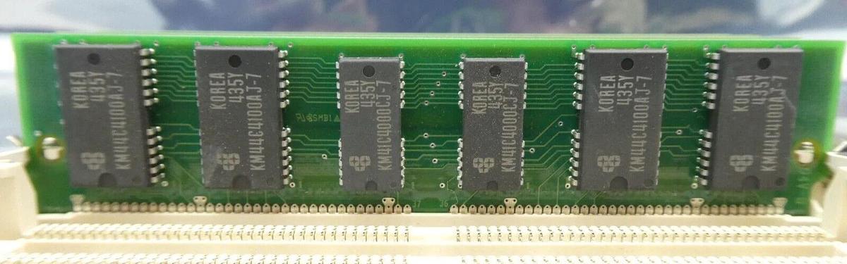 Used Phoenix Technologies 625607-001 SIMM Bank PCB KMM5364100A-7 Working Surplus
