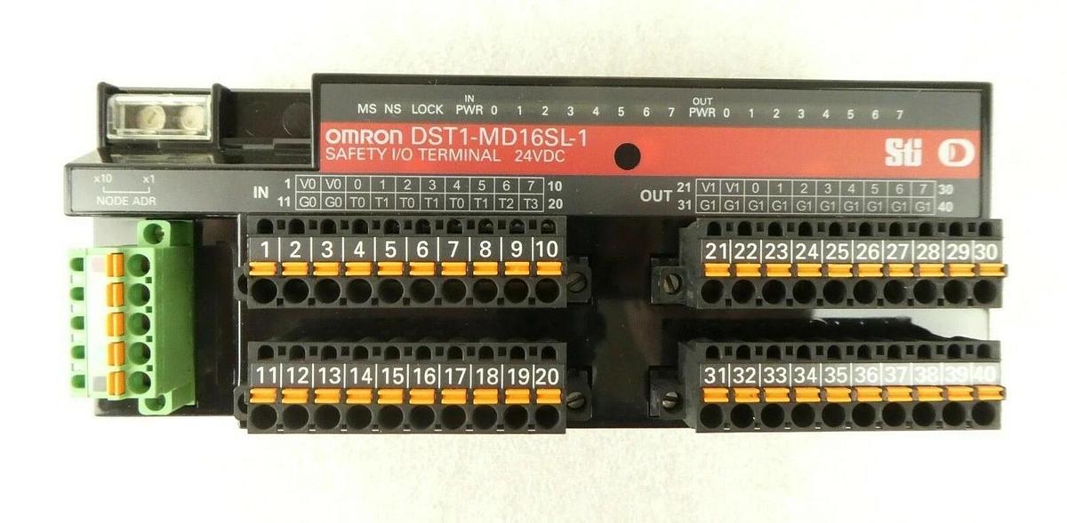 Used Rudolph F30 Safety Controller & Terminal Set of 3 NE1A-SCPU01-V1 DST1 Working