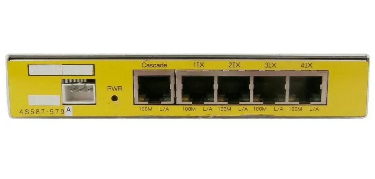 Used Nikon Precision 4S587-579A 4-Port Network Hub NSR Series System Working Surplus