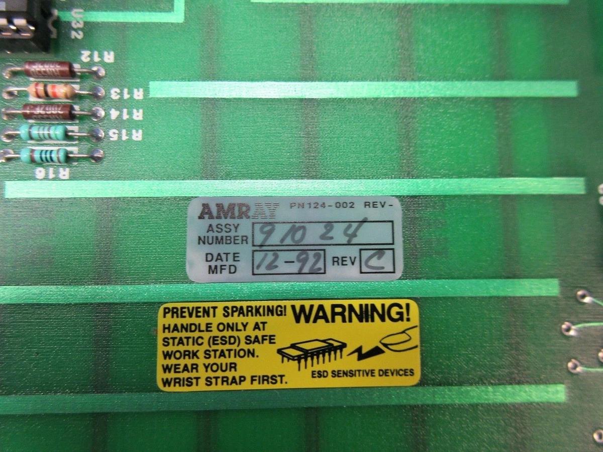 Used Amray 91024 Gun Control Card PCB 800-1750D Rev. E2 Used Working