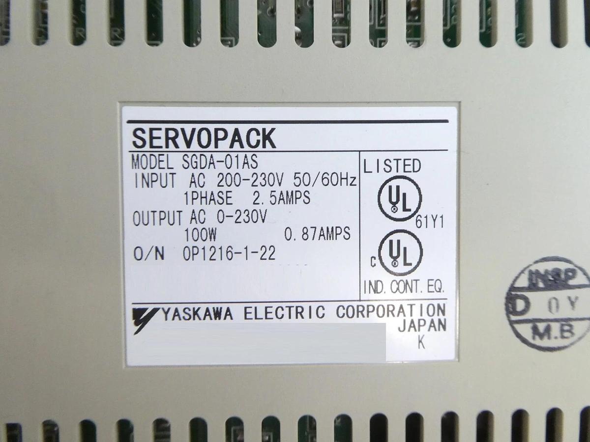 Used Yaskawa Electric SERVOPACK Servo Driver Assembly Reseller Lot of 8 Working