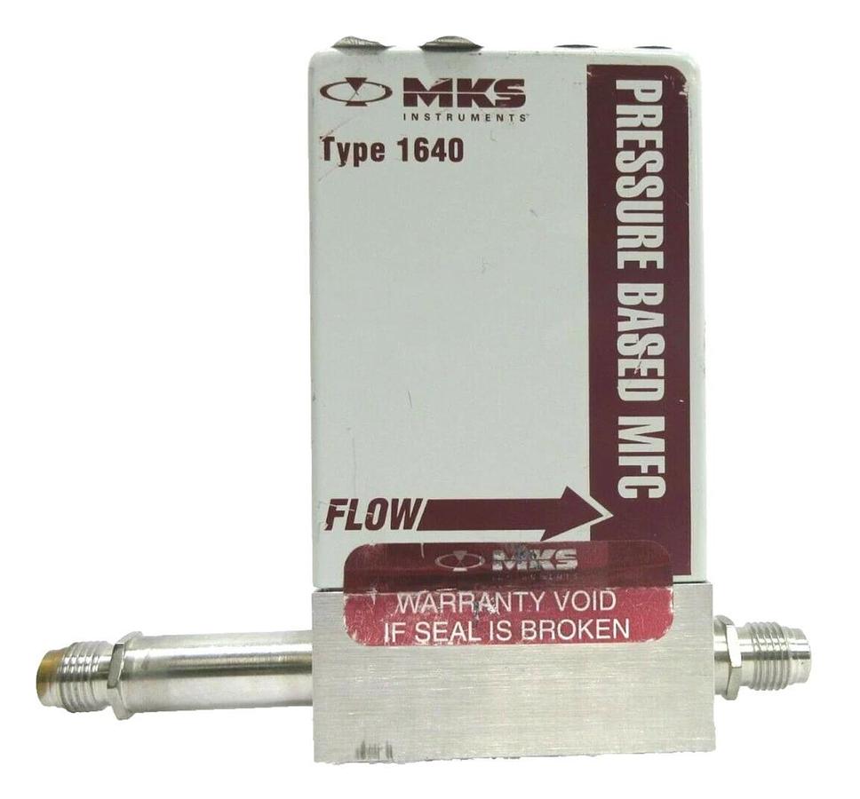 Used MKS Instruments 1640A-15722---S Pressure Based MFC 7%03/02 7.5 SLM Working