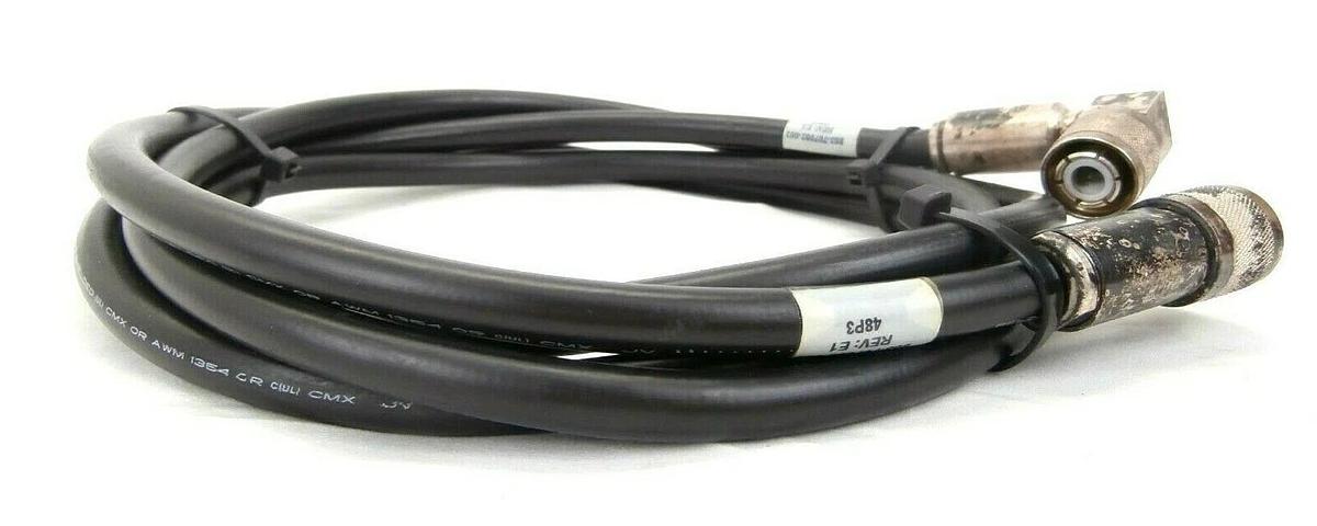 Used Lam Research 853-707092-003 RF Cable 7.5 Foot FPD Continuum Working Spare