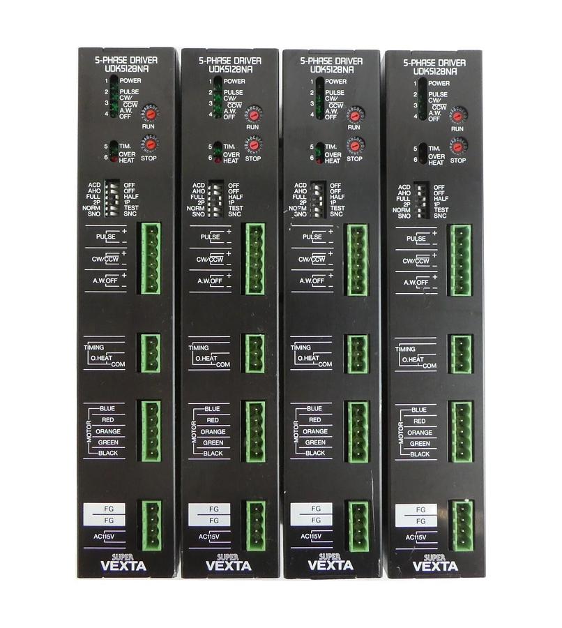 Used Oriental Motor UDK5128NA 5-Phase Driver Super VEXTA Lot of 4 Working