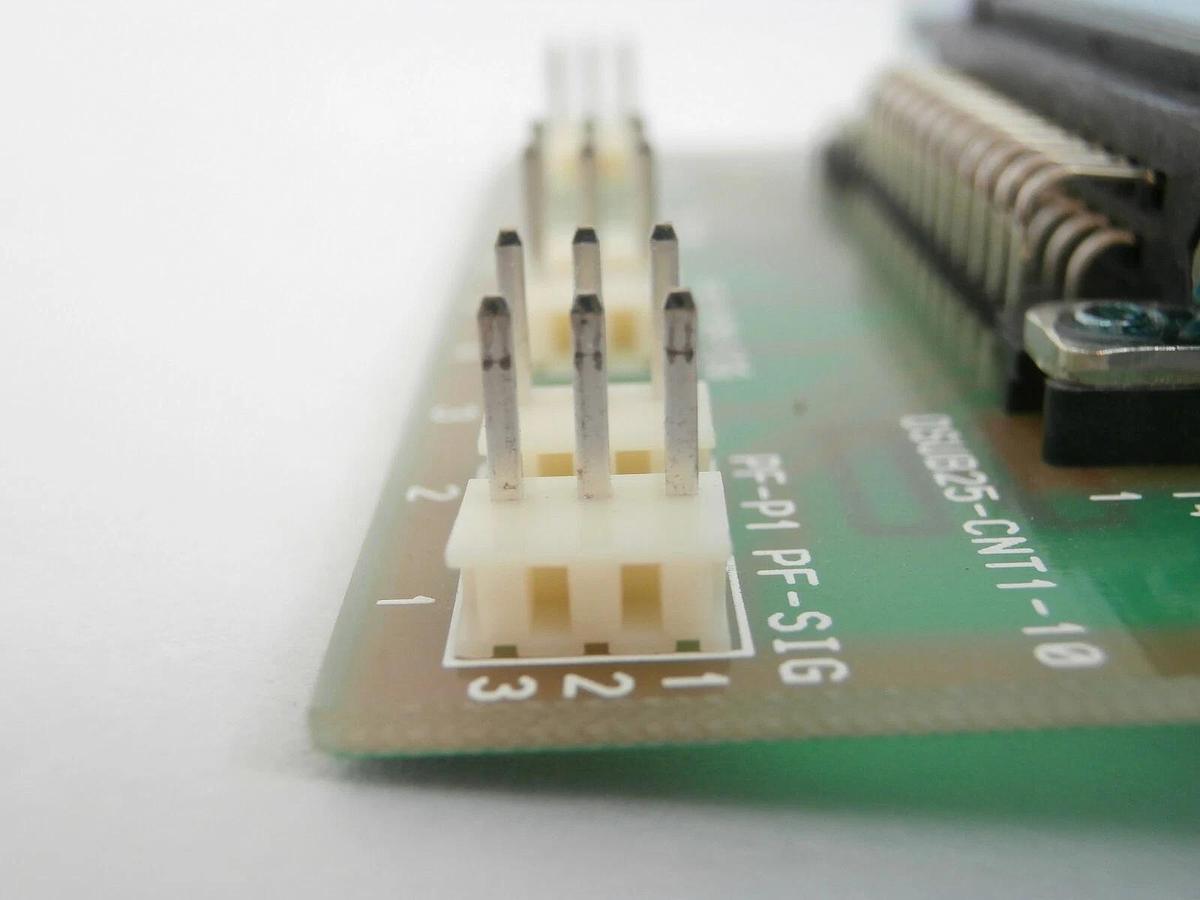 Used Pearl Kogyo DSUB25-CNT1-10 RF Monitor Connector Board PCB Working Surplus