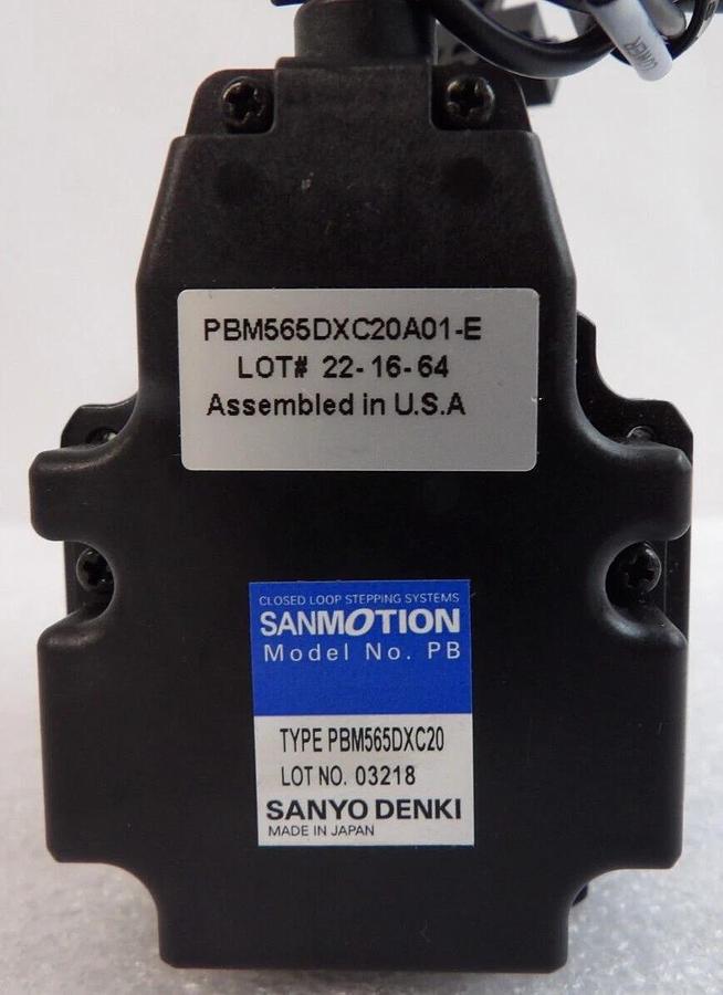 Used Sanyo Denki PBM565DXC20A01 Stepping Motor PBM565DXC20 Lot of 3 Working