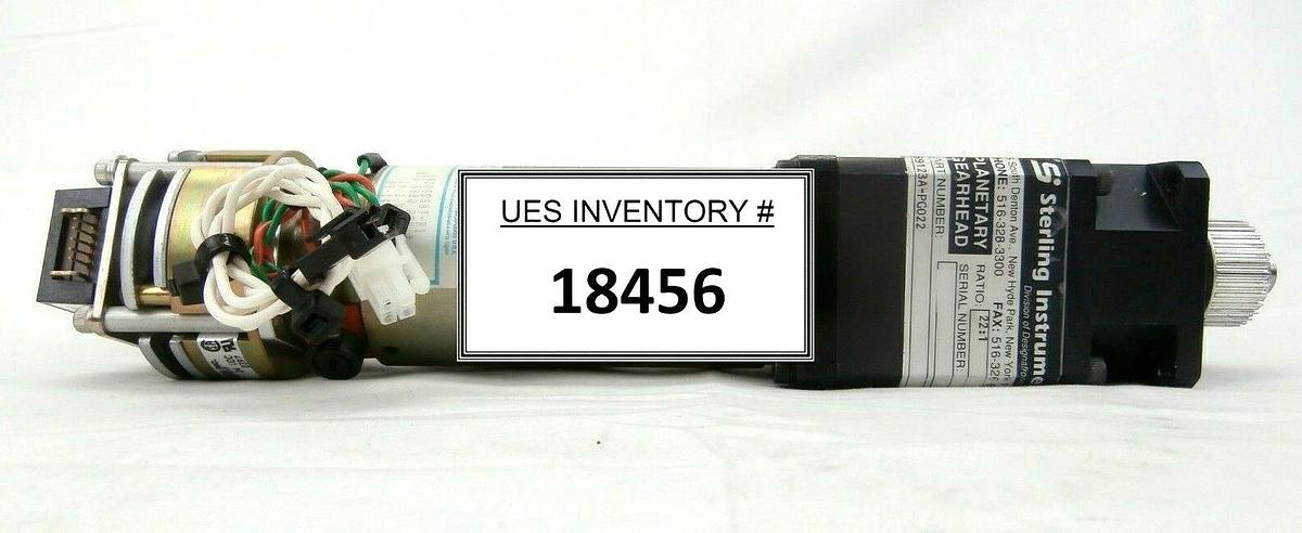 Used Pittman 676-5800 Servo Motor Sterling S9123A-PG022 Hine 1704-2311 Lam Continuum