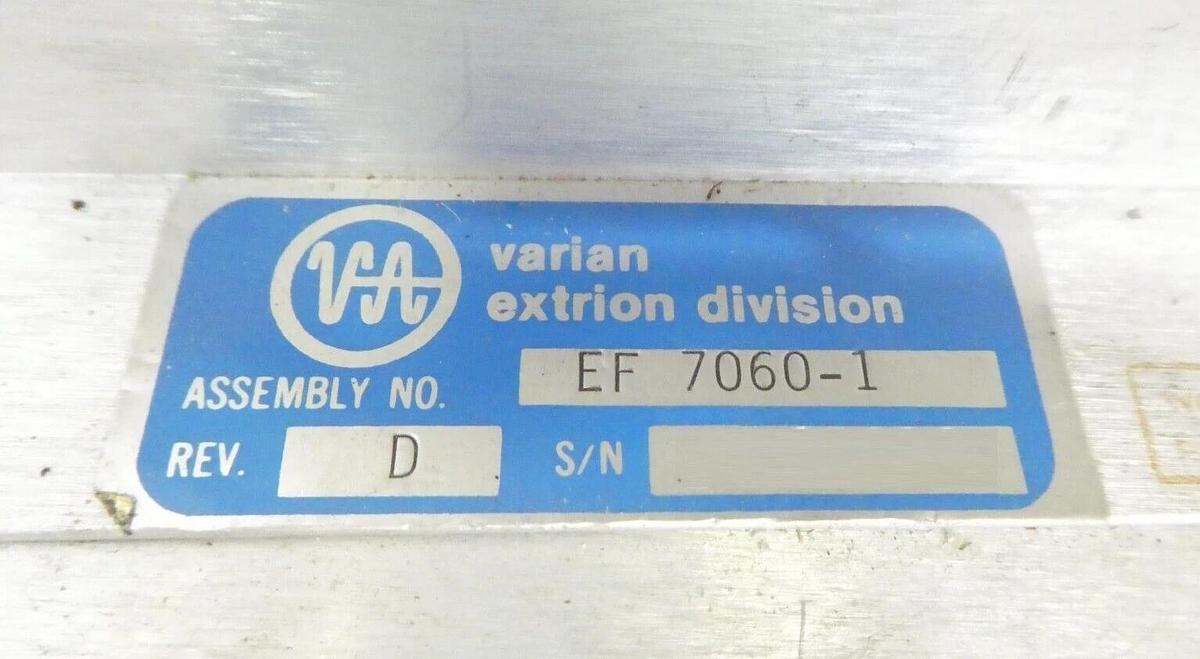 Used Varian F3500-1 Vacuum Control Module Turbo Upgrade Module Untested Surplus
