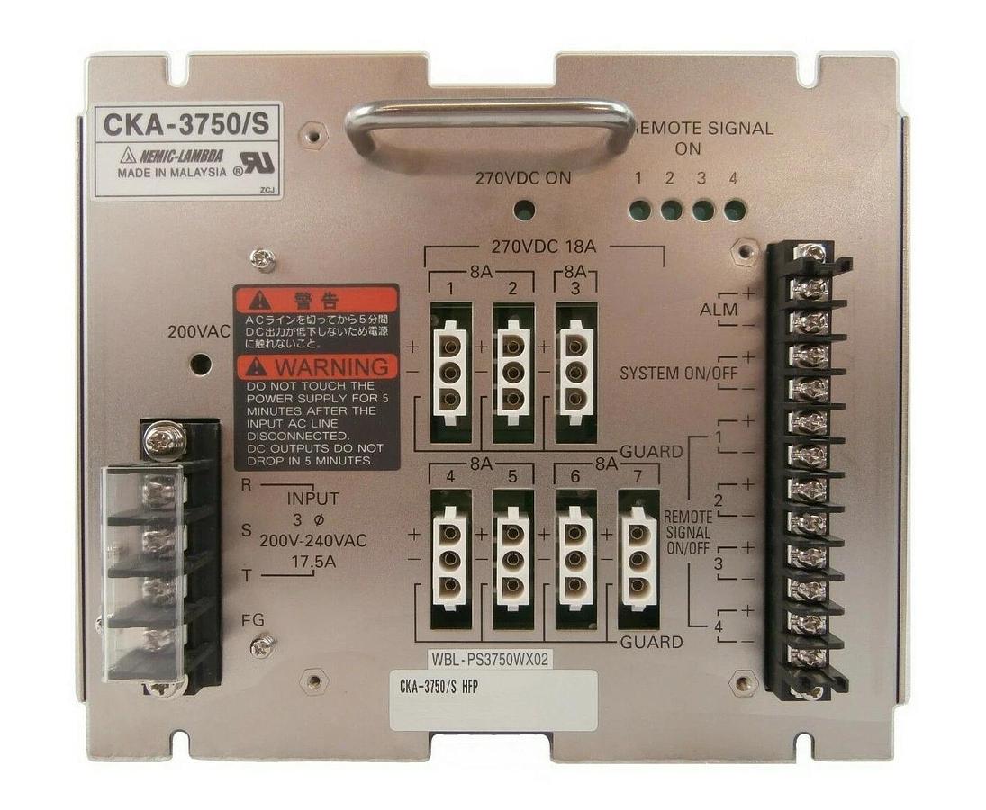 Used Densei-Lambda CKA-3750/S Power Supply Advantest WBL-PS3750WX02 T2000 Working