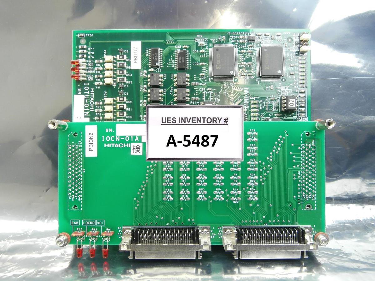 Used Hitachi IOTU-01N Interface Board PCB Card IOCN-01A M-712E Working Spare