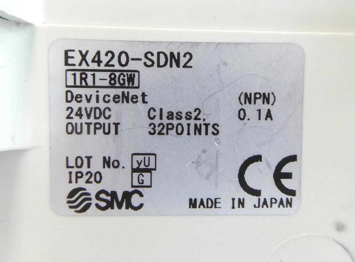 Used SMC VV5Q11-16-X1600V 16-Port Manifold EX420-SDN2 AMAT Working Surplus
