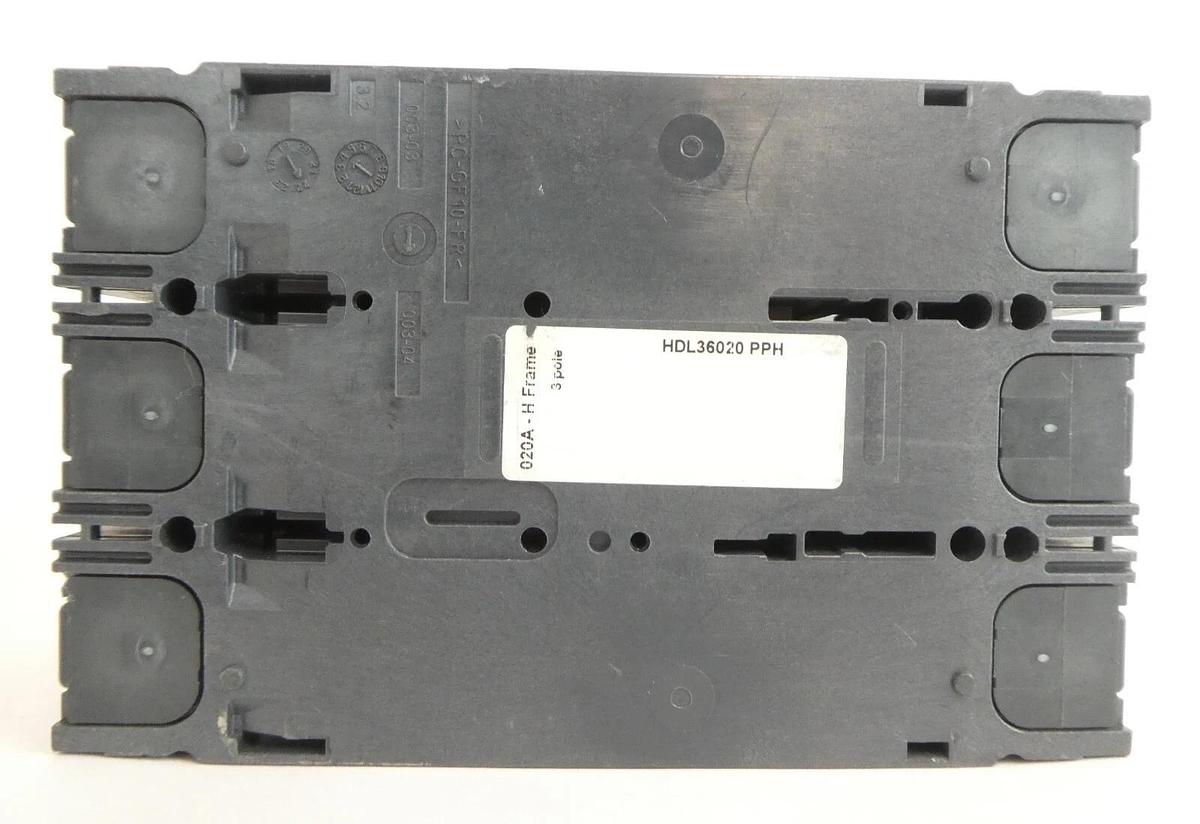 Used Schneider Electric HDL36020 3-Pole Circuit Breaker PowerPact HD 060 Working