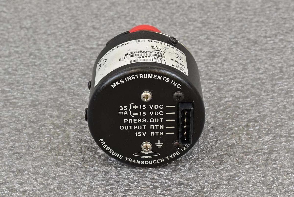 Used MKS Instruments 122AA-00010DB Baratron Pressure Transducer Working Surplus