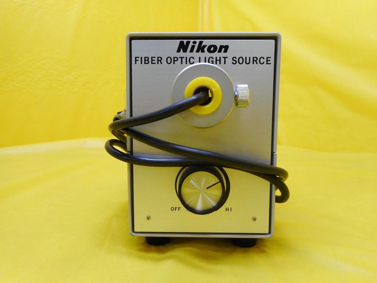 Used Nikon Fiber Optics Light Source Used Working