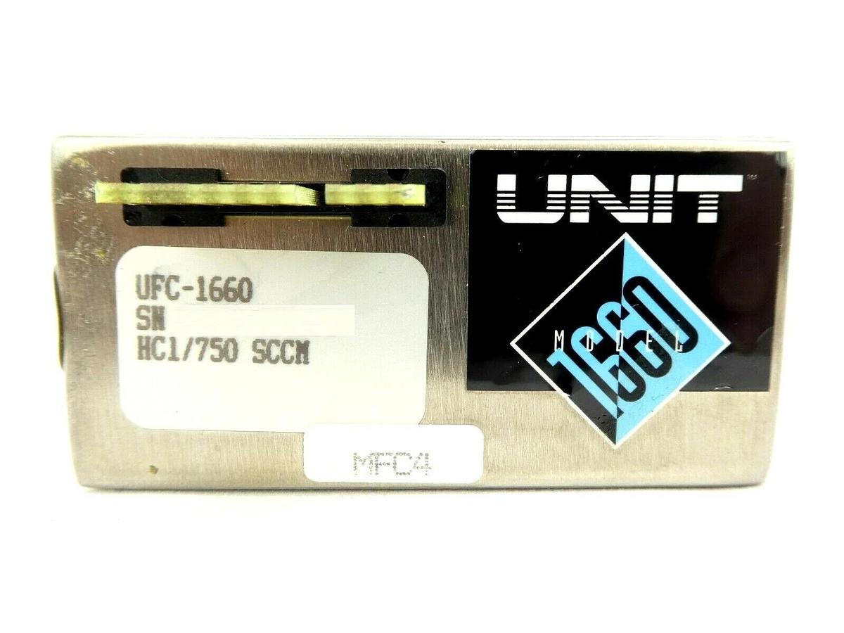 Refurbished UNIT Instruments UFC-1660 Mass Flow Controller MFC 750 SCCM HCl 1660 Refurbished