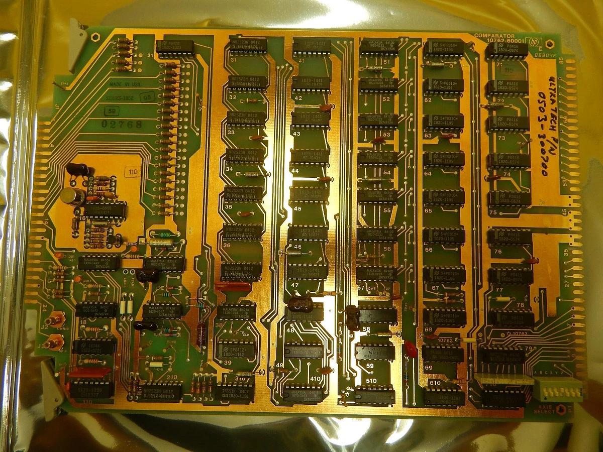 Used HP Hewlett-Packard 10762-60001 Comparator PCB Card Ultratech 0503-300700 Used